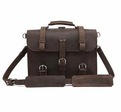 Delton Bags Sacoche en cuir robuste Bruce