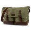 Salt & Hide Sac Spencer vert et marron pour ordinateur portable