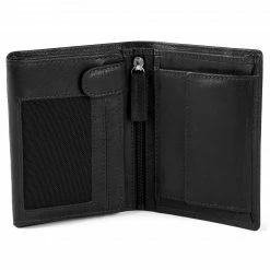 Lucleon Portefeuille Montreal en cuir vintage noir anti-RFID -Portefeuilles Soldes 1 2 18 2 scaled