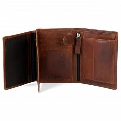 Lucleon Portefeuille Montreal Vintage en cuir havane à protection RFID -Portefeuilles Soldes 1 3 11 1 scaled