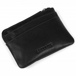 Lucleon Porte-monnaie Montréal en cuir noir zippé RFID -Portefeuilles Soldes 10 3 4 7 scaled