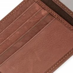 Collin Rowe Portefeuille brun tramé -Portefeuilles Soldes 10 4 35 scaled