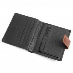 Lucleon Portefeuille Montreal vertical en cuir noir et marron RFID -Portefeuilles Soldes 10 6 24 scaled