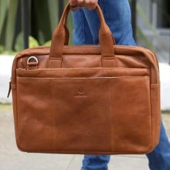 Lucleon Sac marron pour ordinateur portable California -Portefeuilles Soldes 10448 bag scaled