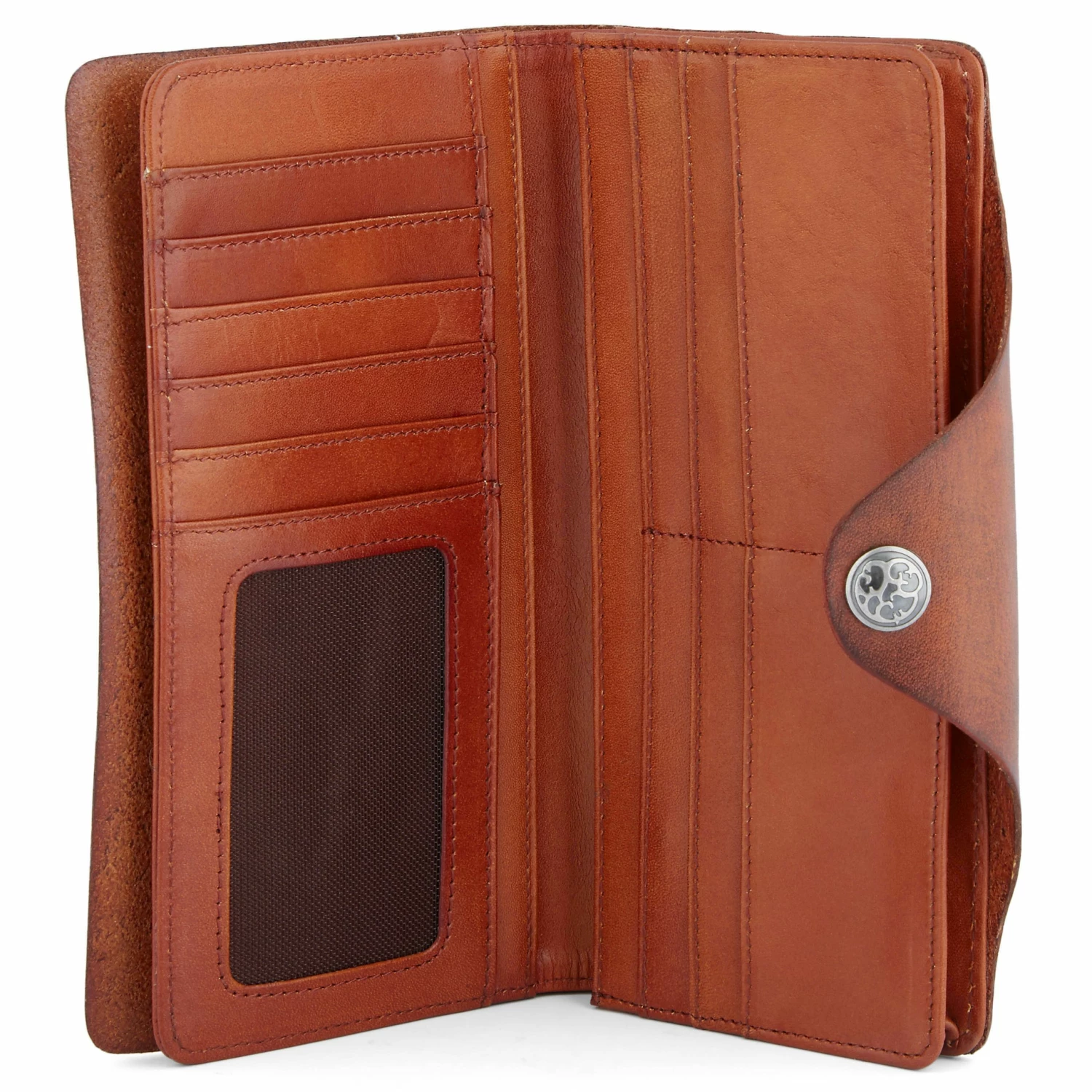 Salt & Hide Portefeuille en cuir grand format marron cowboy Clovis 2 Salt & Hide Portefeuille en cuir grand format marron cowboy Clovis – Image 2