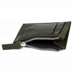 Lucleon Mini portefeuille Montreal en cuir vert olive RFID -Portefeuilles Soldes 11 5 36 scaled