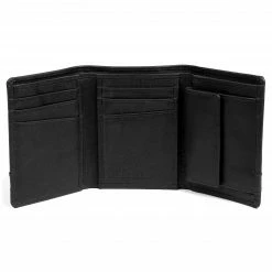 Lucleon Portefeuille Montreal en cuir noir trois volets RFID -Portefeuilles Soldes 12 3 1 2 scaled