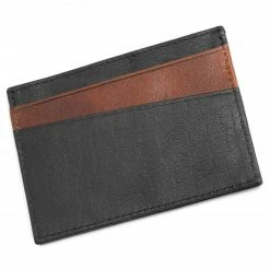 Lucleon Mini porte-cartes Montreal en cuir noir et marron RFID -Portefeuilles Soldes 12 4 70 scaled