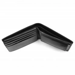 Lucleon Portefeuille Royce en cuir noir aux surpiqûres blanches -Portefeuilles Soldes 12 5 43 1 3 scaled