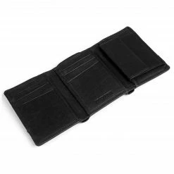 Lucleon Portefeuille Montreal en cuir noir trois volets RFID -Portefeuilles Soldes 12 6 26 scaled