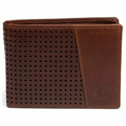 Lucleon Portefeuille Montreal Dotty en cuir marron foncé RFID -Portefeuilles Soldes 13 2 1 15 scaled