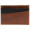 Lucleon Mini porte-cartes Montreal en cuir marron et noir RFID