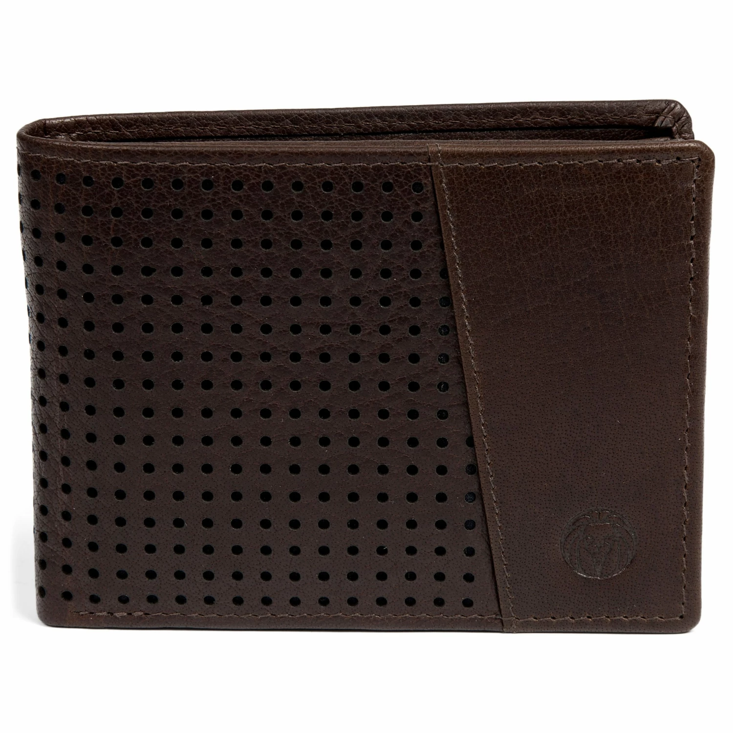 Lucleon Portefeuille Montreal Dotty en cuir marron RFID 3 Lucleon Portefeuille Montreal Dotty en cuir marron RFID – Image 3