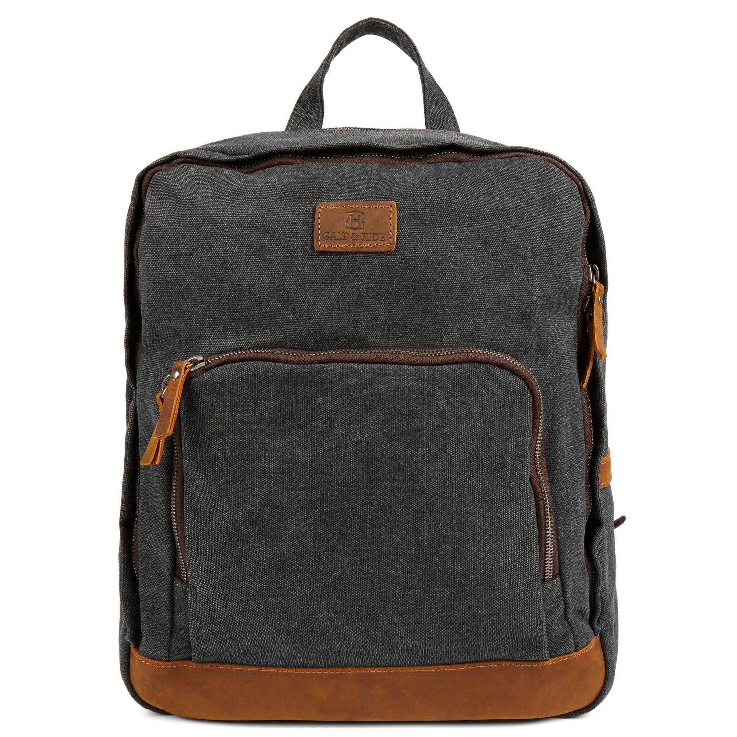 Salt & Hide Sac à dos Sagan brun et gris 3 Salt & Hide Sac à dos Sagan brun et gris – Image 3