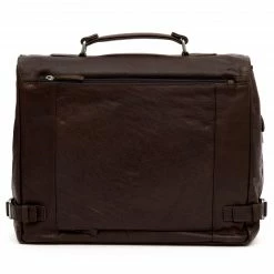 Lucleon Montreal Sacoche luxe en cuir marron foncé -Portefeuilles Soldes 13 3 111 scaled