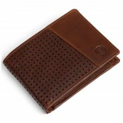 Lucleon Portefeuille Montreal Dotty en cuir marron foncé RFID -Portefeuilles Soldes 13 3 114 scaled