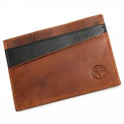 Lucleon Mini porte-cartes Montreal en cuir marron et noir RFID -Portefeuilles Soldes 13 3 115 scaled