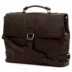 Lucleon Montreal Sacoche luxe en cuir marron foncé -Portefeuilles Soldes 13 4 43 scaled