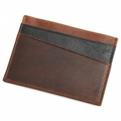 Lucleon Mini porte-cartes Montreal en cuir marron et noir RFID -Portefeuilles Soldes 13 4 47 scaled