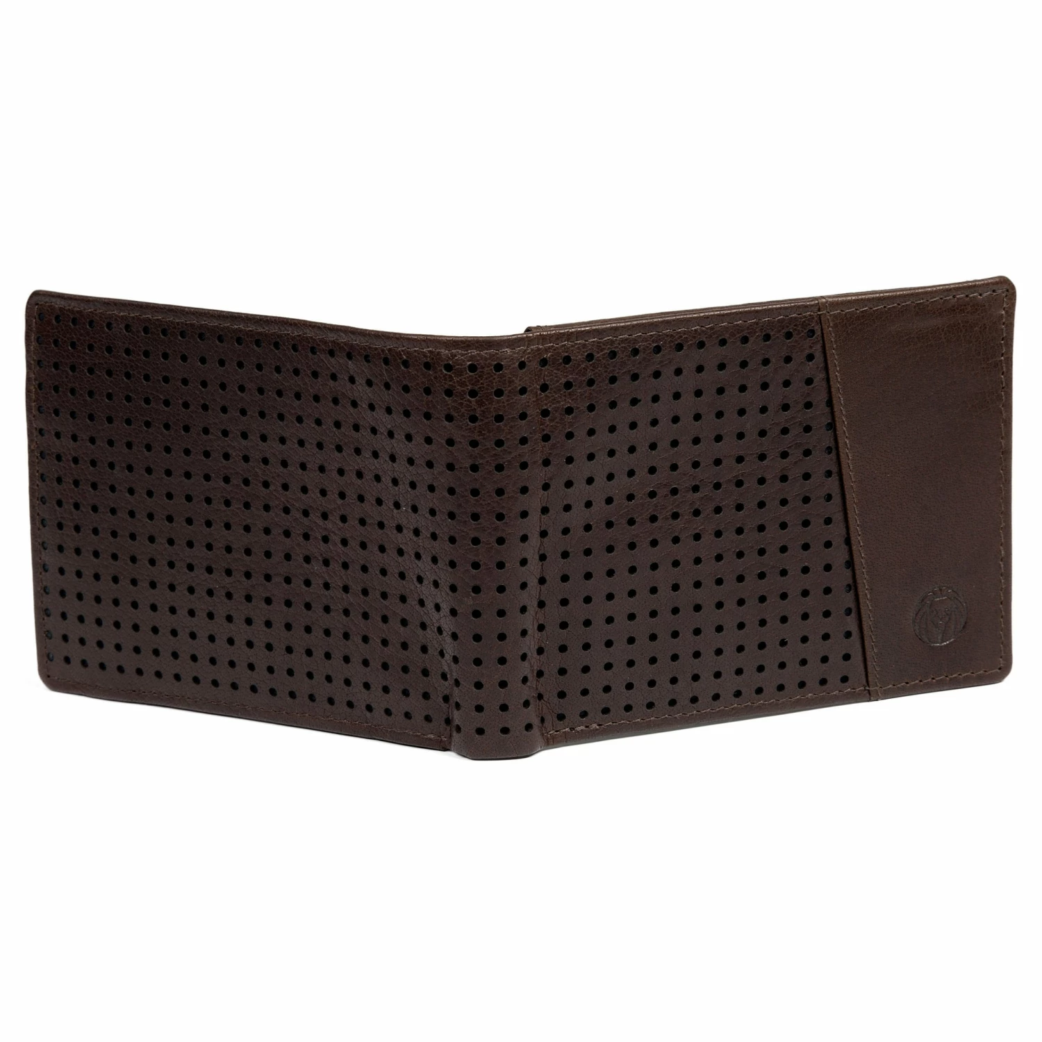 Lucleon Portefeuille Montreal Dotty en cuir marron RFID 5 Lucleon Portefeuille Montreal Dotty en cuir marron RFID – Image 5