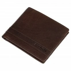 Lucleon Portefeuille Montreal luxe en cuir marron RFID -Portefeuilles Soldes 14 5 22 scaled