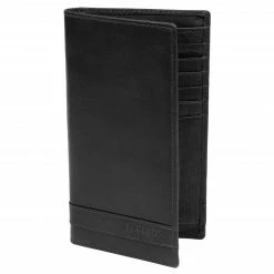 Lucleon Portefeuille Montreal grand format en cuir noir RFID