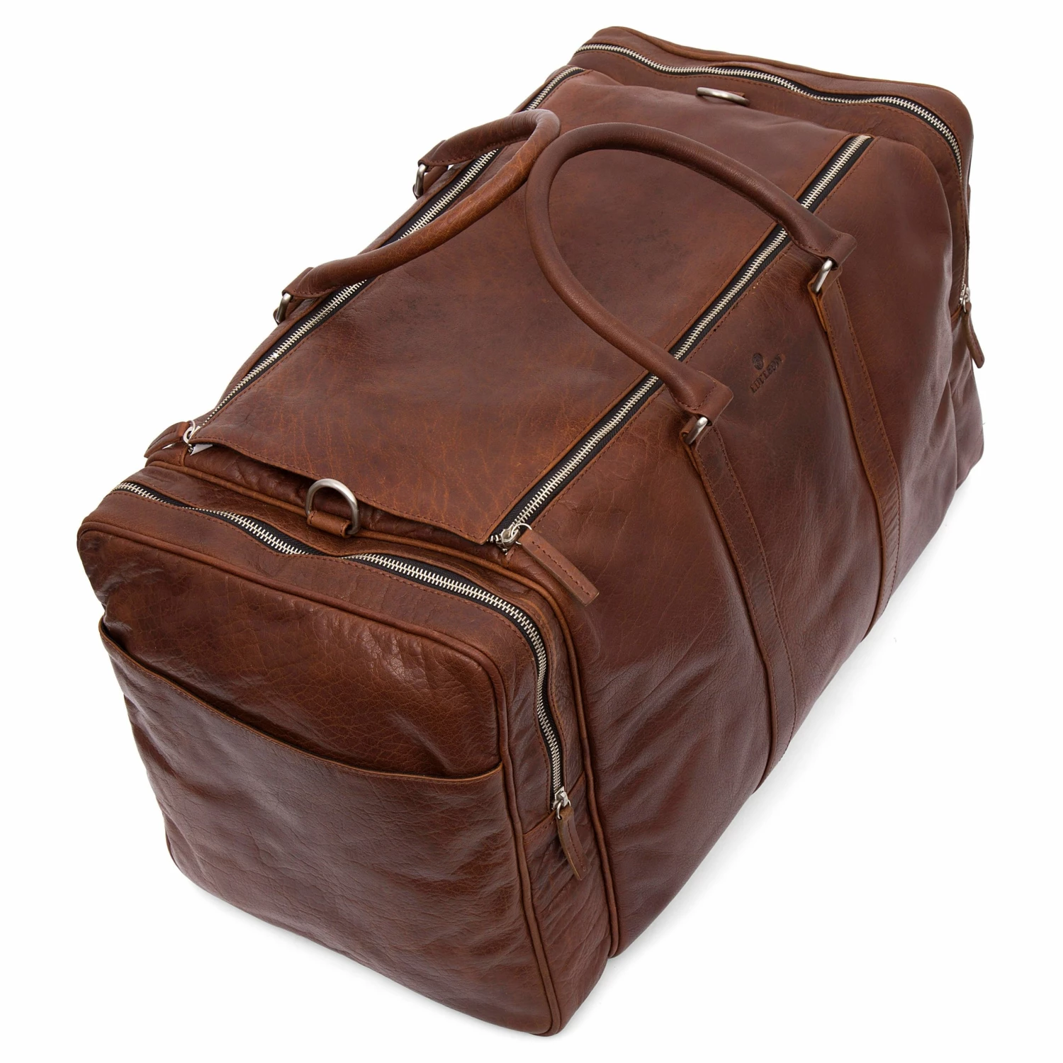 Lucleon Sac de weekend XL Montréal en cuir marron 6 Lucleon Sac de weekend XL Montréal en cuir marron – Image 6