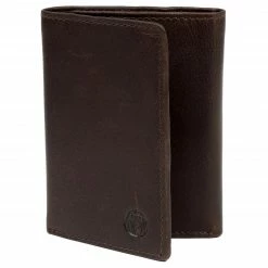 Lucleon Portefeuille Montreal en cuir marron noisette RFID