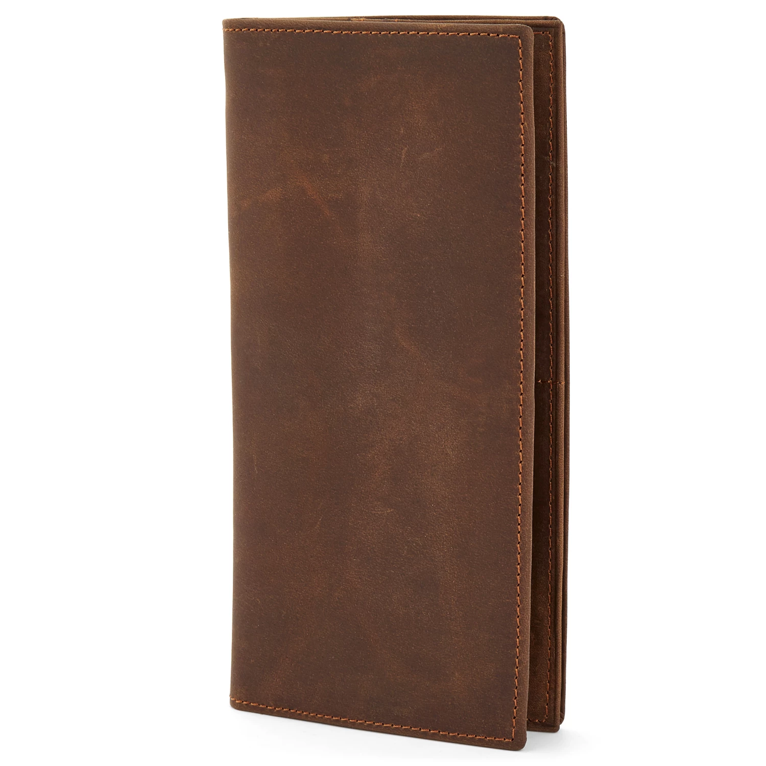 Collin Rowe Portefeuille marron - modèle large & slim 1 Collin Rowe Portefeuille marron - modèle large & slim