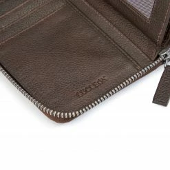 Lucleon Portefeuille en cuir brun foncé anti-RFID Sky -Portefeuilles Soldes 17 224657ee3f91f43897af9ef13b6c1e353 scaled