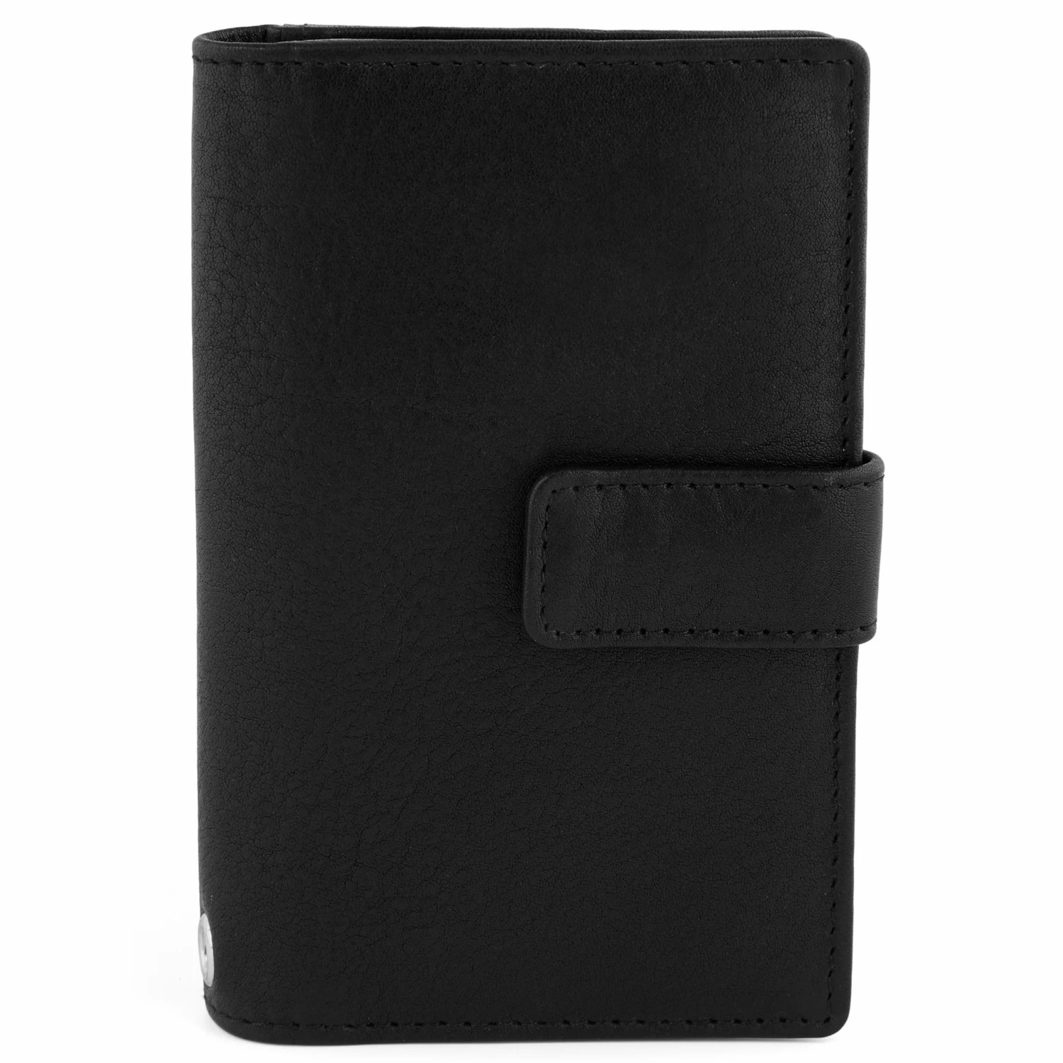 Lucleon Portefeuille Liam en cuir noir à protection RFID 5 Lucleon Portefeuille Liam en cuir noir à protection RFID – Image 5