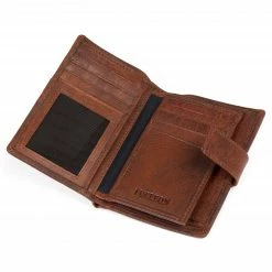 Lucleon Portefeuille Montreal business en cuir marron foncé RFID -Portefeuilles Soldes 17 6 11 scaled