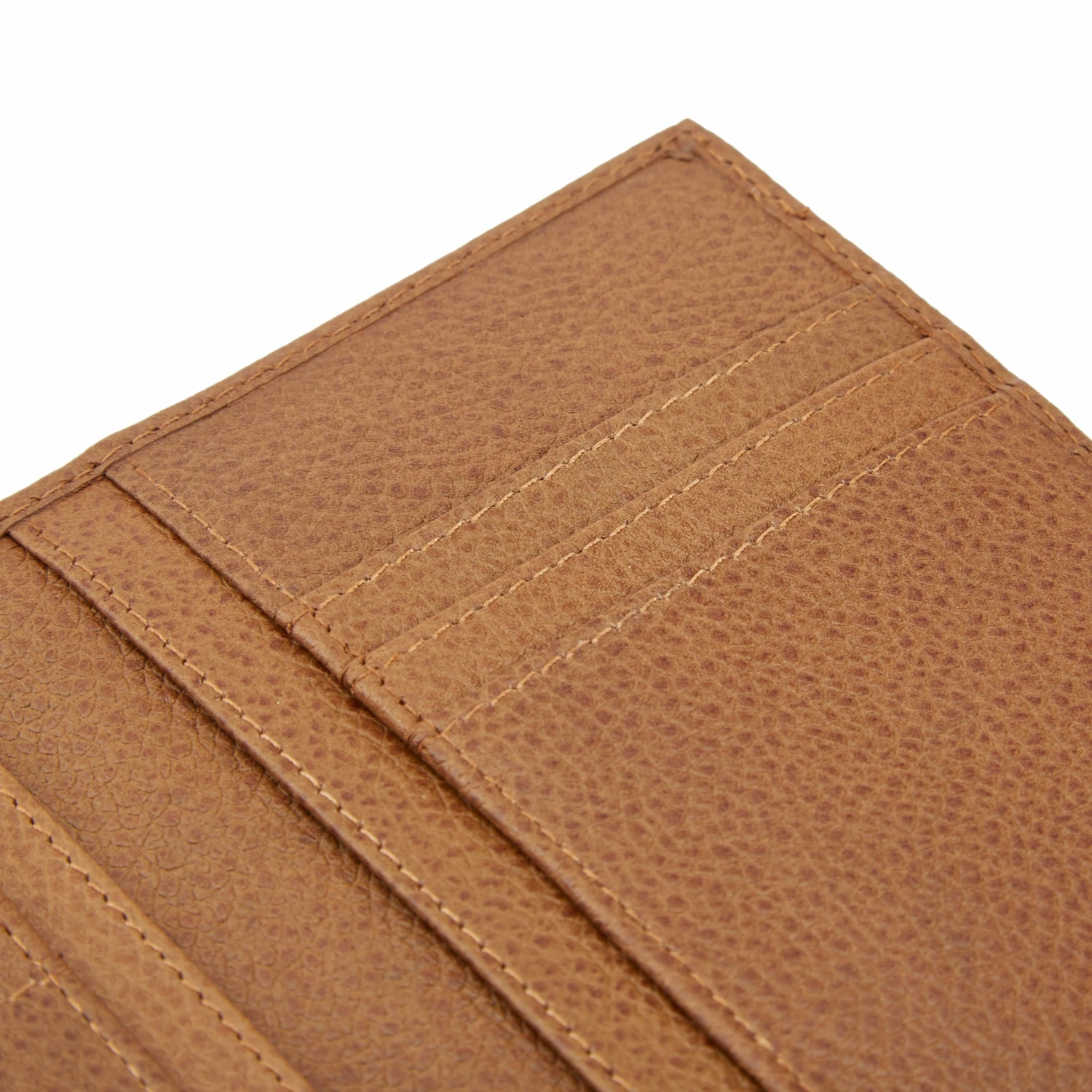 Lucleon Porte-cartes en cuir brun tan anti-RFID Luigi 2 Lucleon Porte-cartes en cuir brun tan anti-RFID Luigi – Image 2