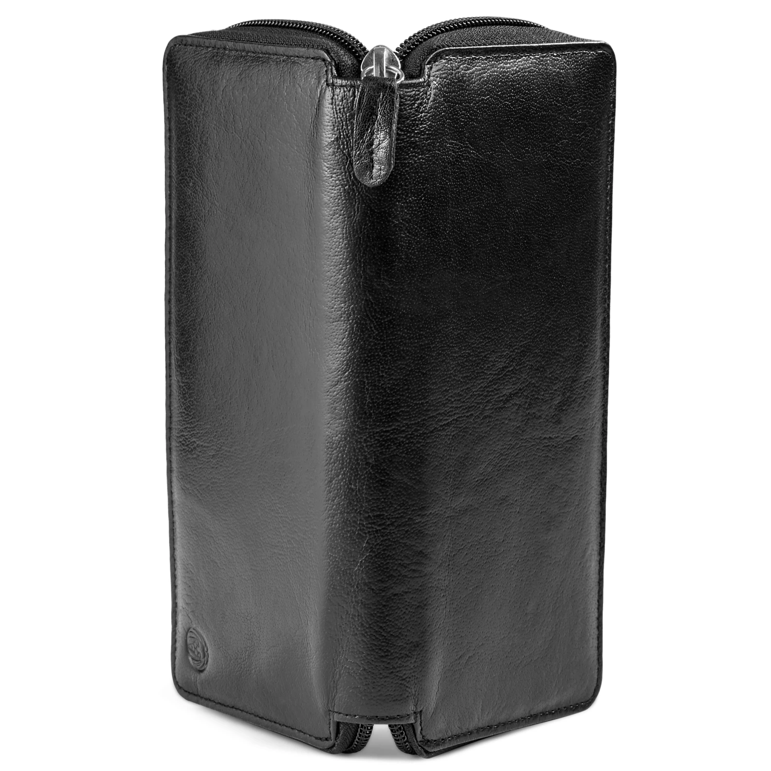 Lucleon Portefeuille en cuir noir California Accordion 5 Lucleon Portefeuille en cuir noir California Accordion – Image 5