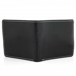 Salt & Hide Portefeuille en cuir noir deux volets Dermot -Portefeuilles Soldes 19 6 2 scaled