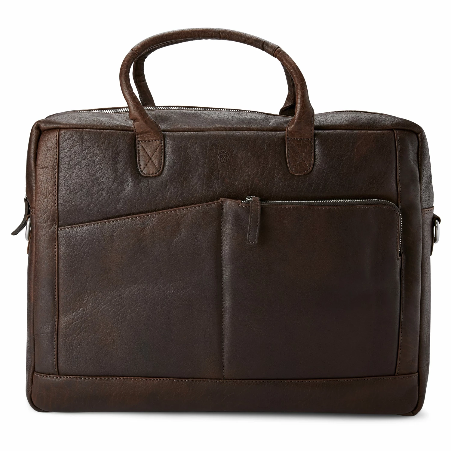 Lucleon Sac d'ordinateur portable en cuir marron classique Montréal 3 Lucleon Sac d'ordinateur portable en cuir marron classique Montréal – Image 3