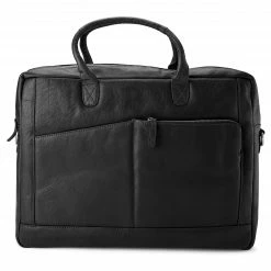 Lucleon Sac d'ordinateur portable en cuir noir classique Montréal -Portefeuilles Soldes 19751 03 scaled