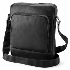 Lucleon Sac de ville en cuir noir classique Montréal