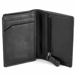 Lucleon Portefeuille en cuir noir minimaliste Jasper -Portefeuilles Soldes 2 4 98 scaled