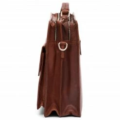 Lucleon Porte-documents Montréal compact en cuir noisette -Portefeuilles Soldes 2 5 69 scaled