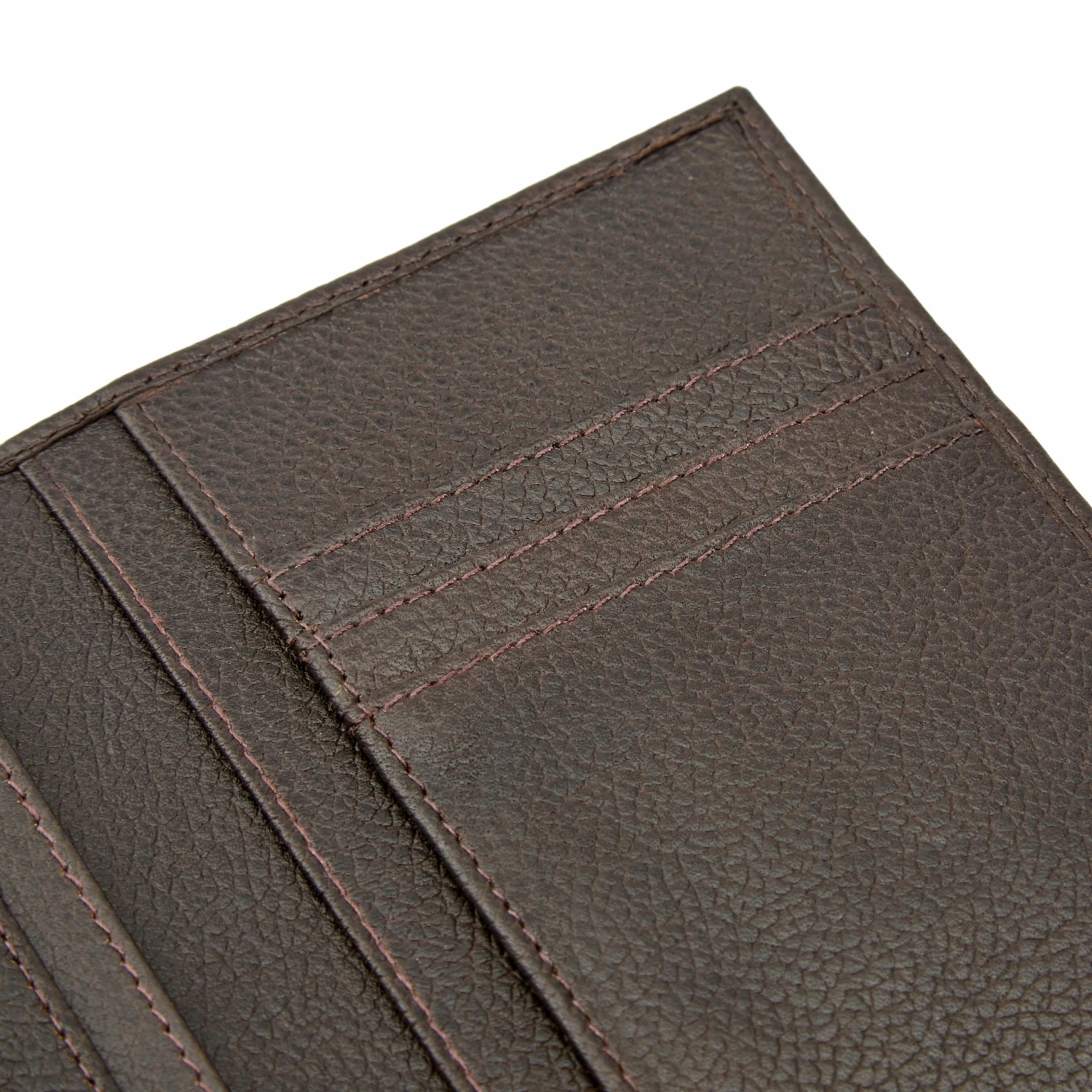 Lucleon Porte-cartes en cuir brun foncé anti-RFID Luigi 2 Lucleon Porte-cartes en cuir brun foncé anti-RFID Luigi – Image 2