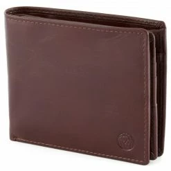 Lucleon Portefeuille en cuir marron Tommy Jasper