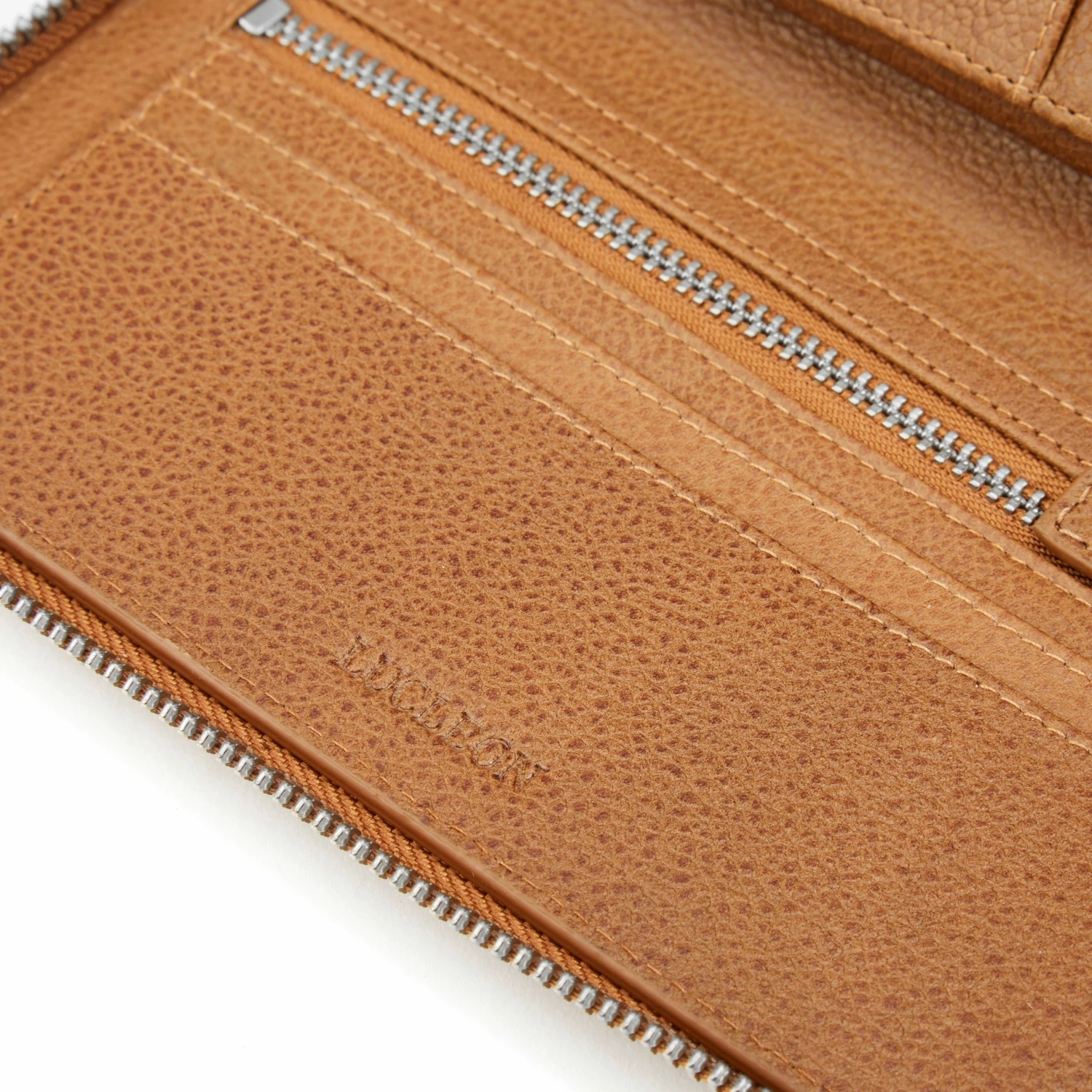 Lucleon Portefeuille en cuir brun havane anti-RFID Lauri 4 Lucleon Portefeuille en cuir brun havane anti-RFID Lauri – Image 4
