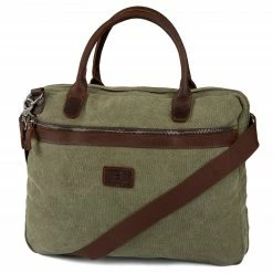 Salt & Hide Sac Shane vert et marron pour ordinateur portable