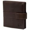 Lucleon Portefeuille Montreal vertical en cuir marron RFID
