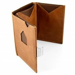 Exentri Porte-cartes Exentri en cuir havane -Portefeuilles Soldes 3 2 108
