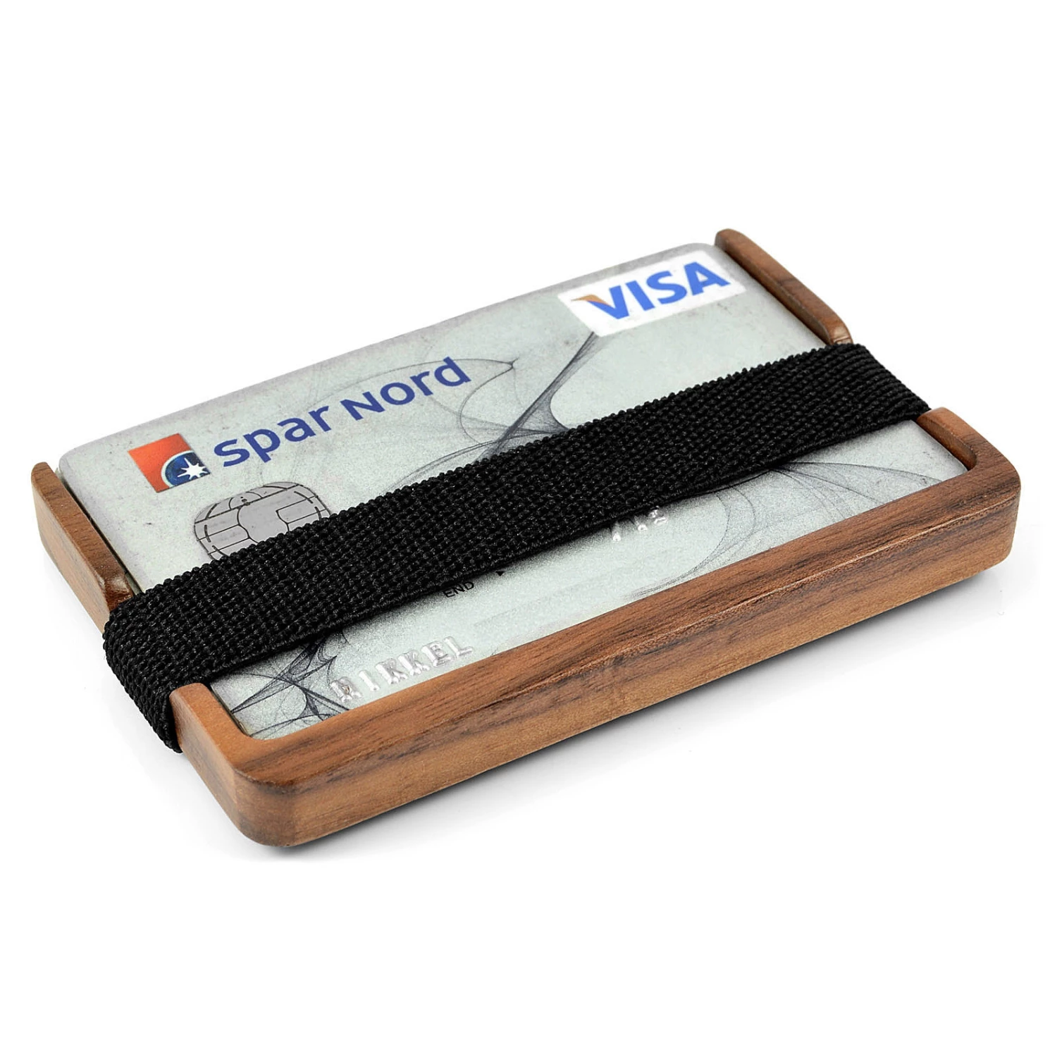 Collin Rowe Porte-cartes et monnaie en noyer 2 Collin Rowe Porte-cartes et monnaie en noyer – Image 2