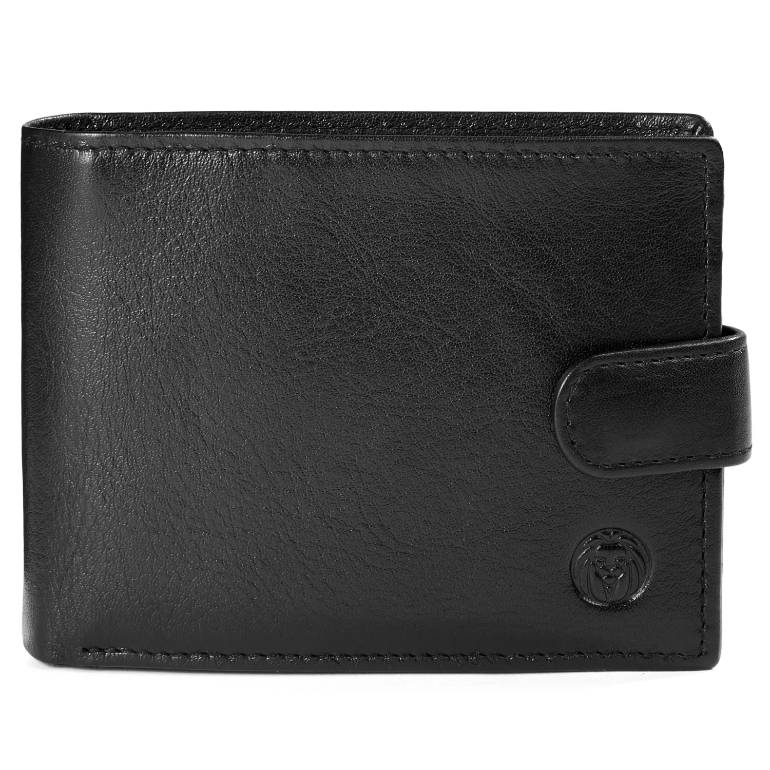 Lucleon Portefeuille en cuir noir ergonomique 5 Lucleon Portefeuille en cuir noir ergonomique – Image 5