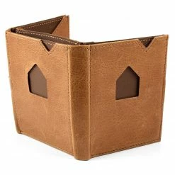 Exentri Porte-cartes Exentri en cuir havane -Portefeuilles Soldes 3 3 73