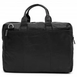 Lucleon Sac pour ordinateur portable XL Montréal en cuir noir -Portefeuilles Soldes 3 4 101 scaled